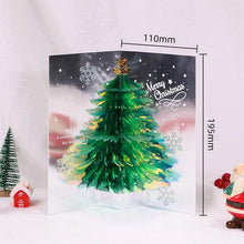 Laden Sie das Bild in den Galerie-Viewer, 🎅（Früher Weihnachtsverkauf）Handgemachte 3D-Weihnachtsgrußkarte
