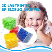 Laden Sie das Bild in den Galerie-Viewer, 3D Würfel Puzzle Labyrinth Spielzeug (zufällige Farbe)
