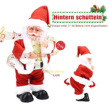 Laden Sie das Bild in den Galerie-Viewer, Schöne Santa Klettern Schornstein angenehmes Geschenk Spielzeug
