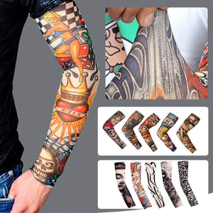 Arm-Tattoo-Ärmel mit Blumenmuster
